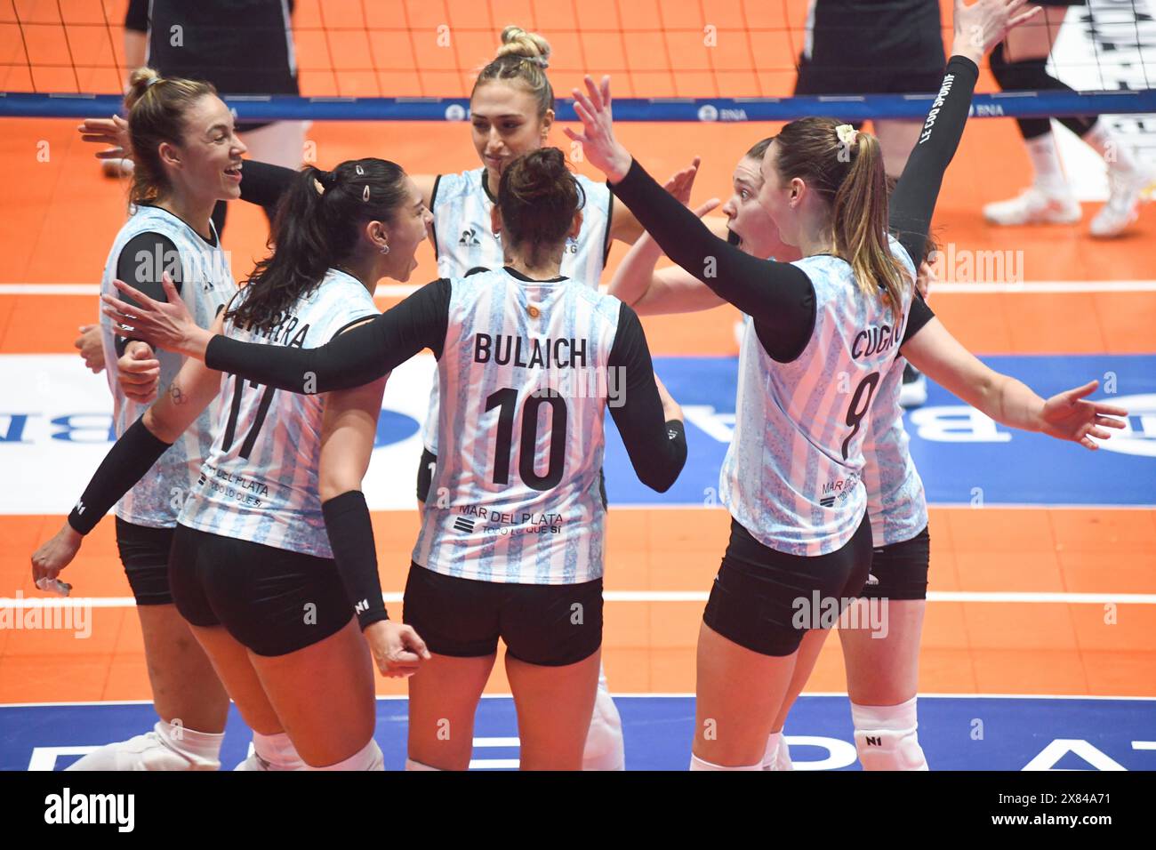 Argentina nazionale femminile di pallavolo foto di partita e podio 3