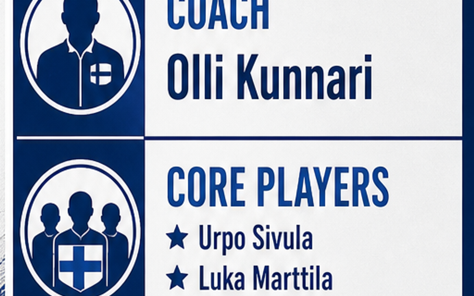 Finland Men's National Volleyball Team visual team brief
