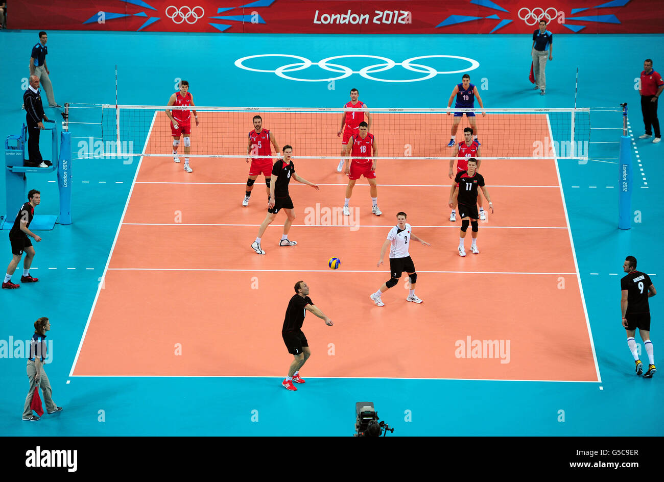 Germania nazionale maschile di pallavolo foto di partita e podio 3