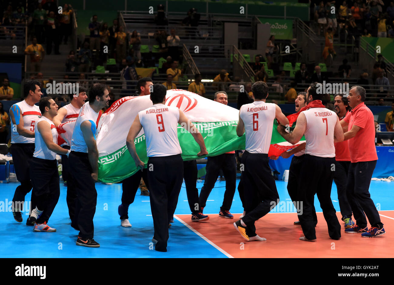 Iran nazionale maschile di pallavolo foto di partita e podio 2