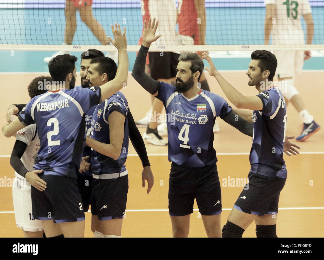 Iran nazionale maschile di pallavolo foto di partita e podio 3