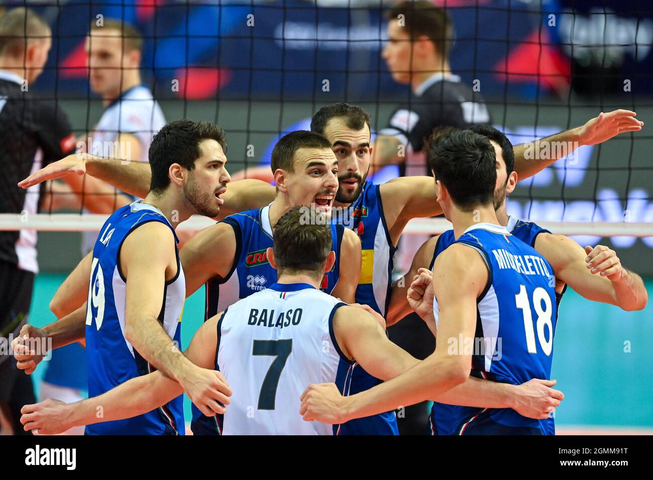 Polonia nazionale maschile di pallavolo foto di partita e podio 3