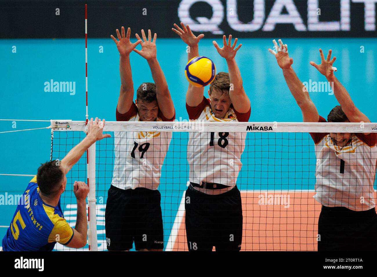 Ucraina nazionale maschile di pallavolo foto di partita e podio 3